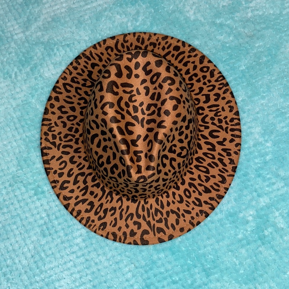 Cheetah Print Boutique Hat